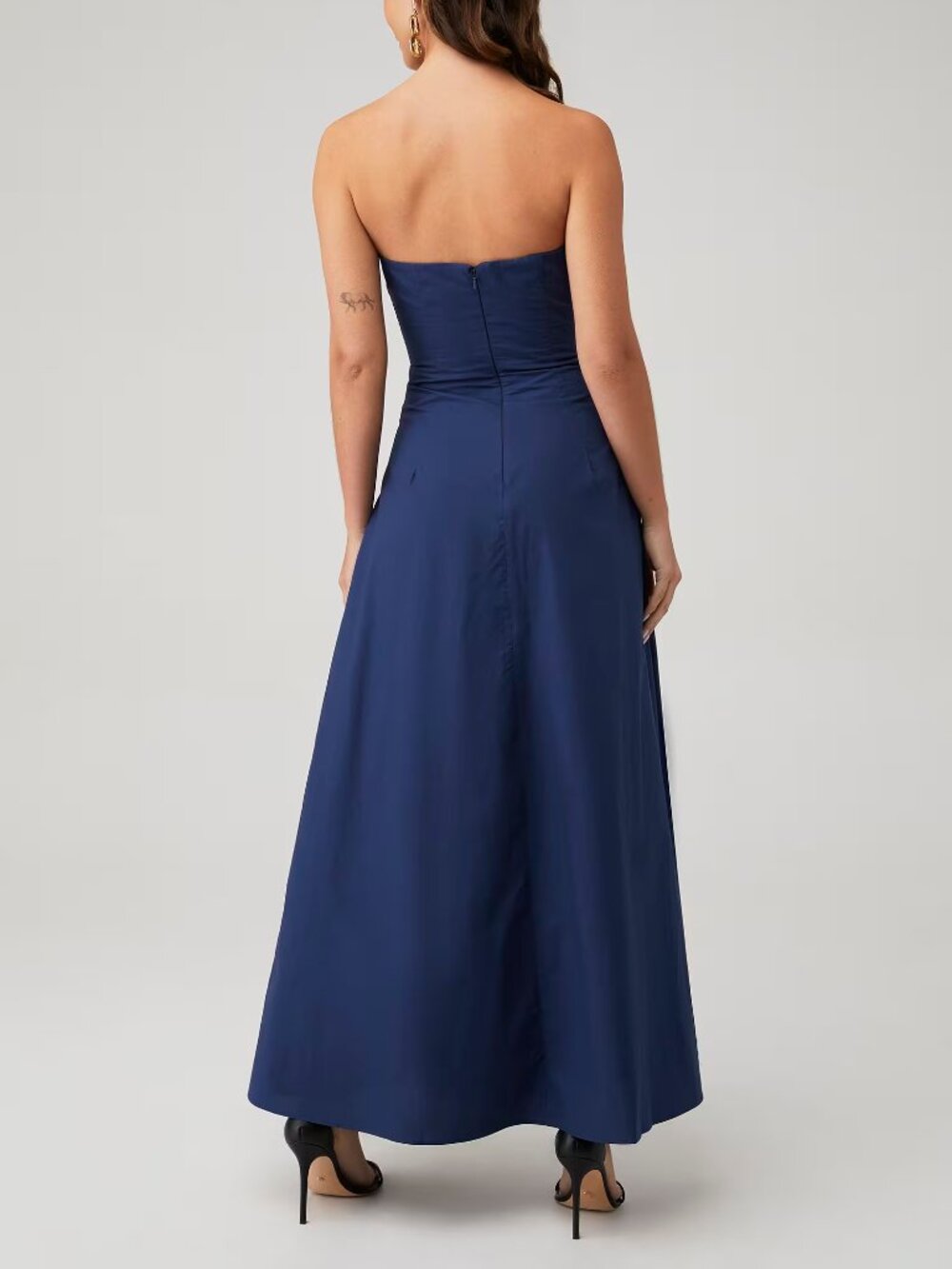 LORA POPLIN MAXI DRESS - Picture 2 of 4